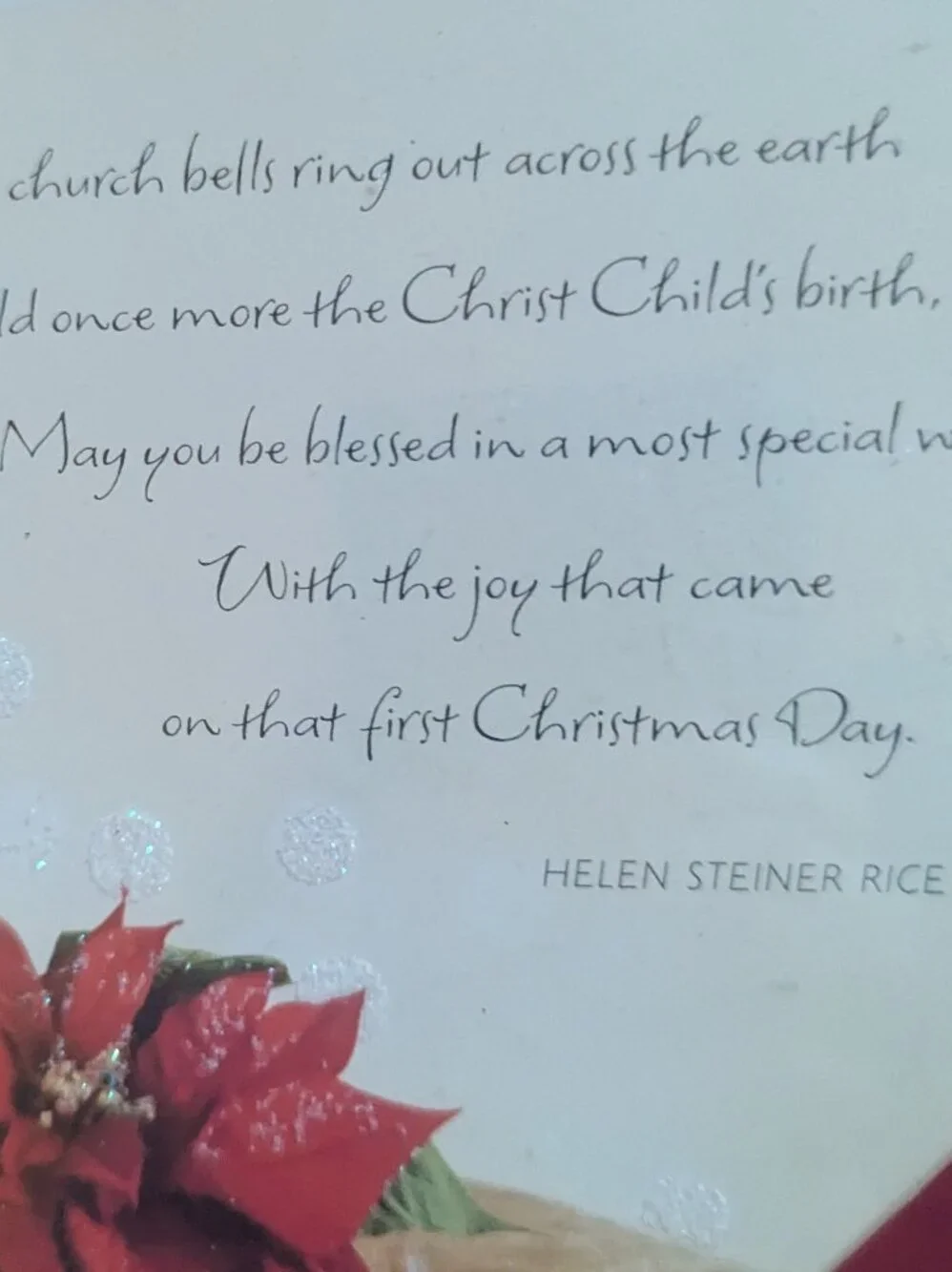 NWT 16 Poinsettias American Greetings Christmas Cards Sealed Religious Holiday